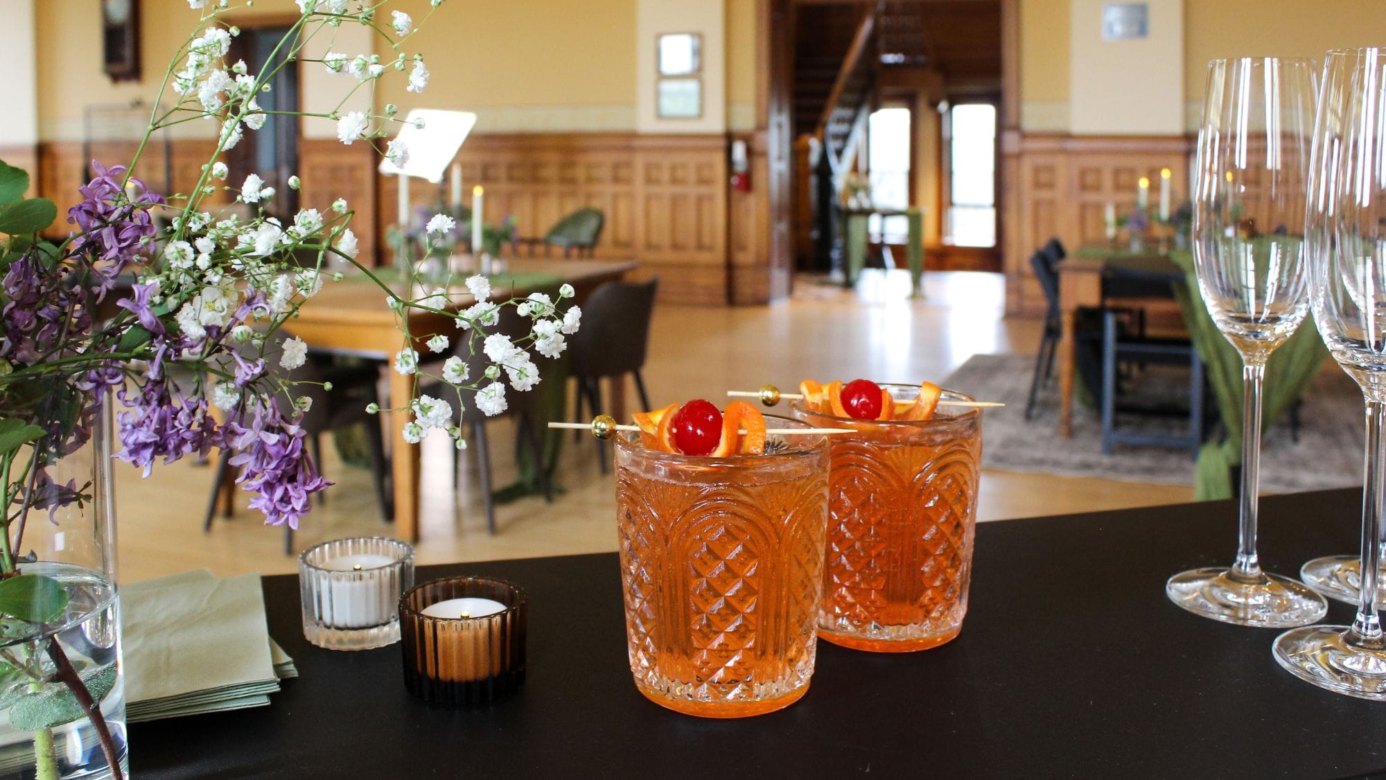 1889 Courthouse event venue with custom bar package in West Bend, Wisconsin