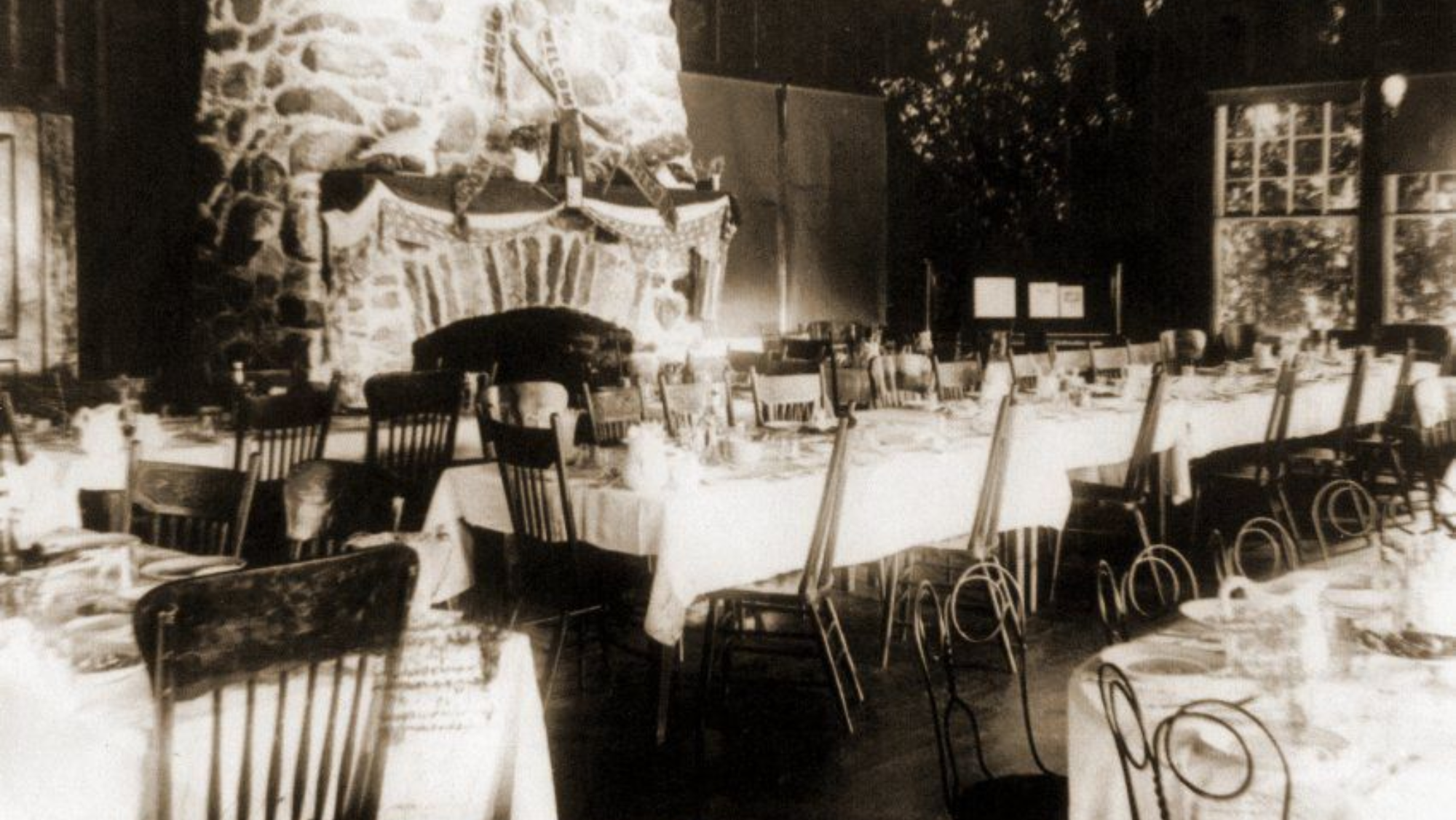 Historic Timmer's Resort in 1914 on Big Cedar Lake in West Bend, Wisconsin