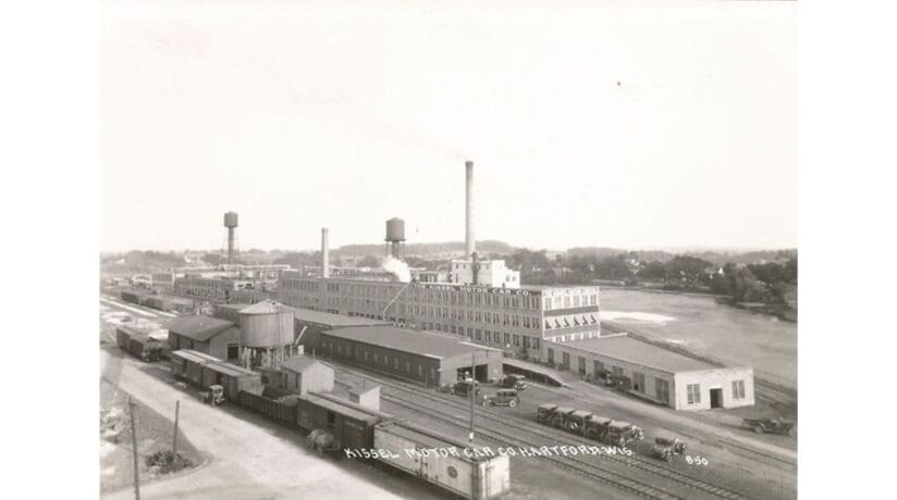 1920s Kissel Car Factory in Early Washington County, Wisconsin