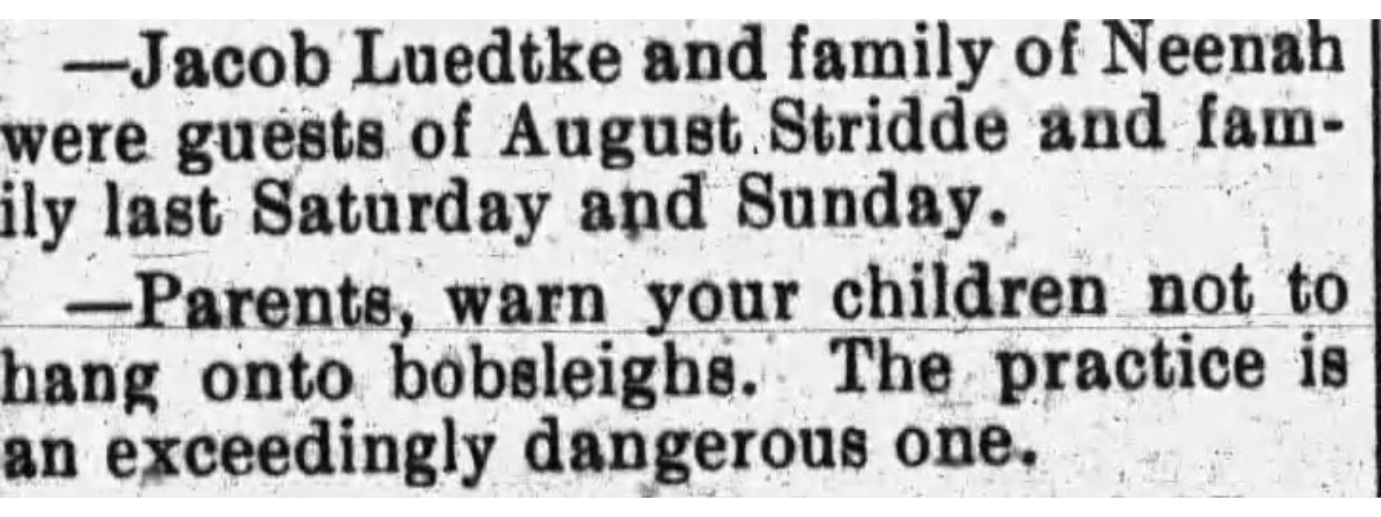 West Bend Pilot Christmas Newspaper