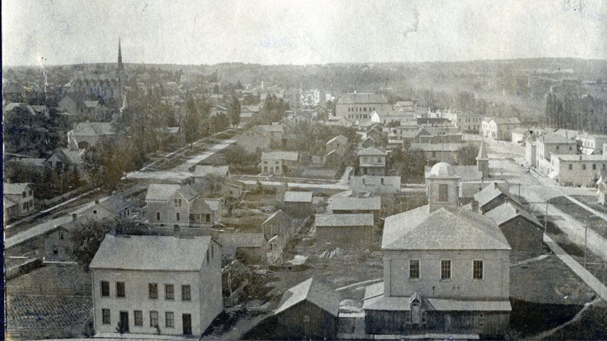 19th century photo of James Kneeland house