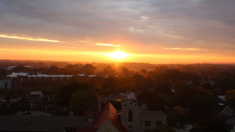 View of Washington County, Wisconsin from the 1889 Courthouse